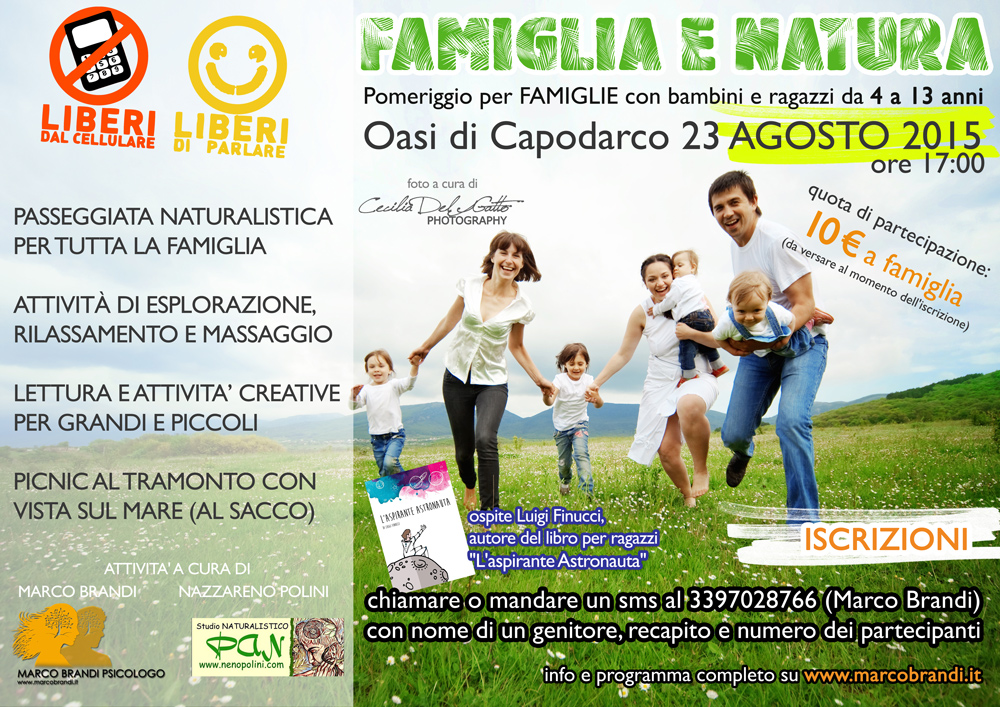 FAMIGLIA E NATURA - OASI DI CAPODARCO 23 agosto 2015