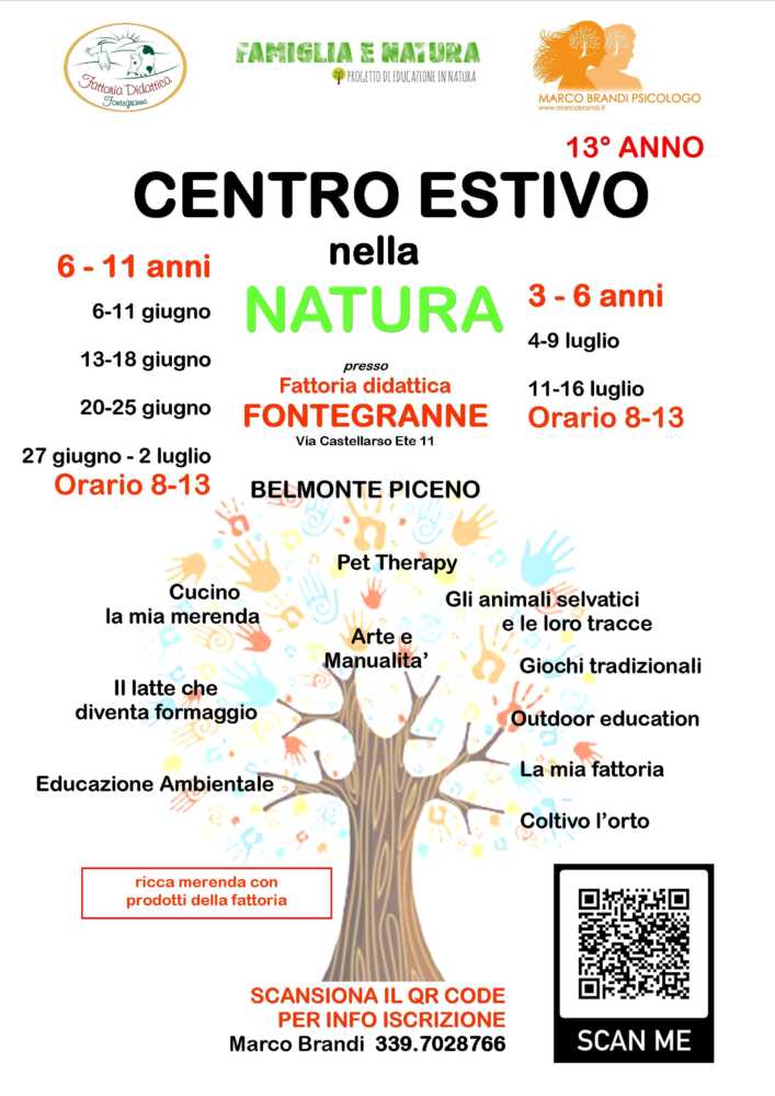 Arriva il centro estivo in fattoria